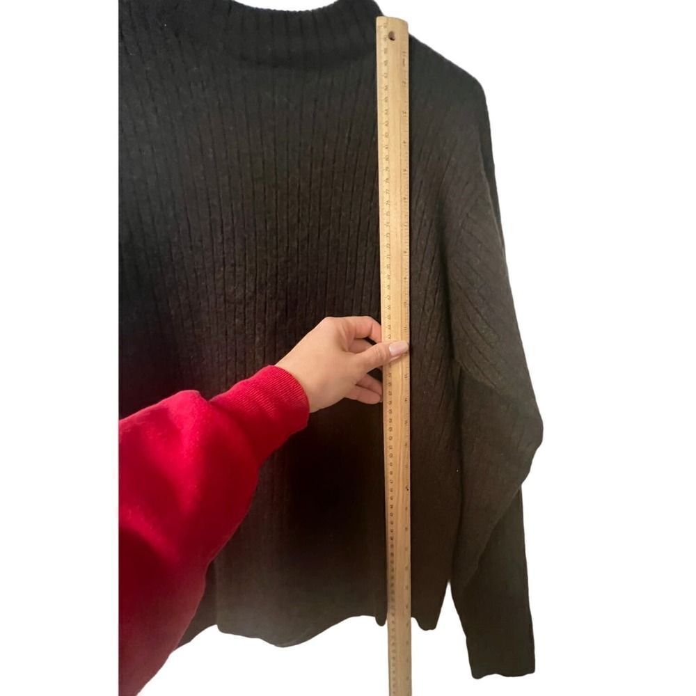 Trader Bay Merino Wool Blend Pullover Ribbed Swea… - image 8